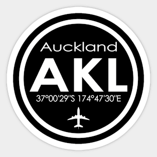AKL, Auckland International Airport Sticker